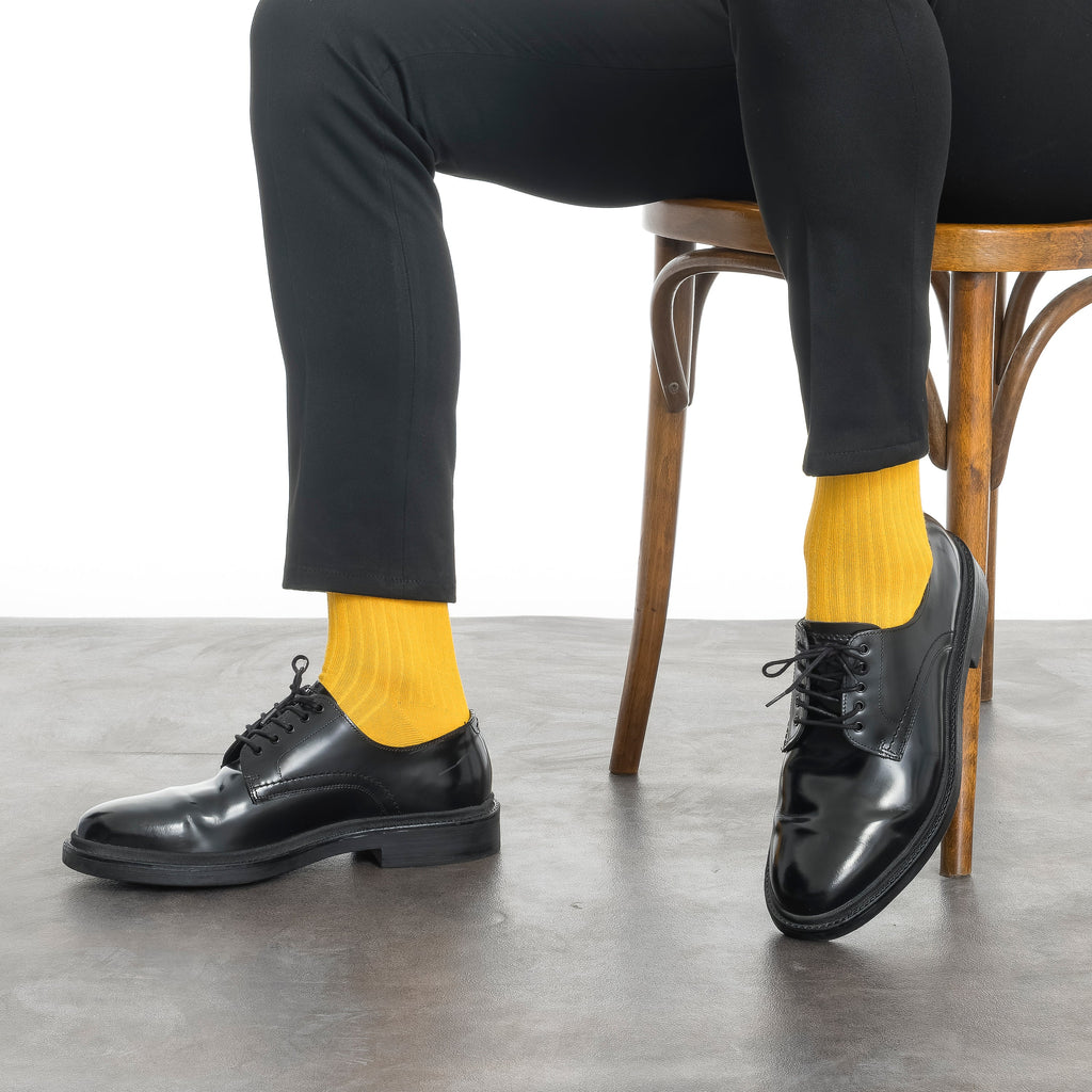 Men’s Bamboo Dress Socks 6-Pack Gift Box, Bright Colors